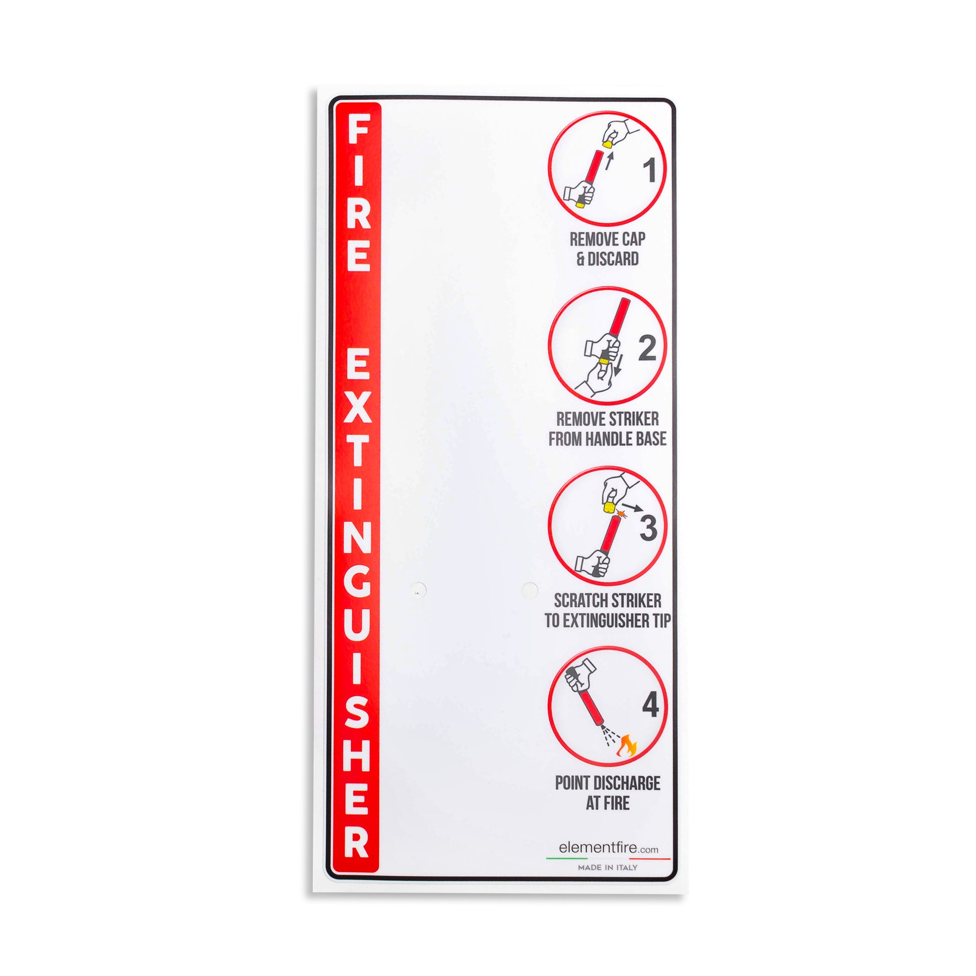 Fire Extinguisher Wall Mount Decal